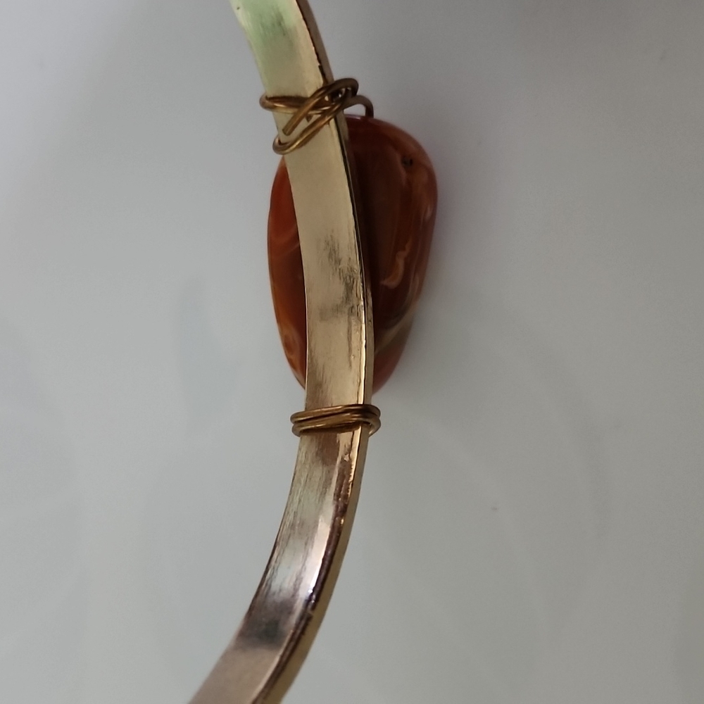 Custom Bangle With Stone - image 7